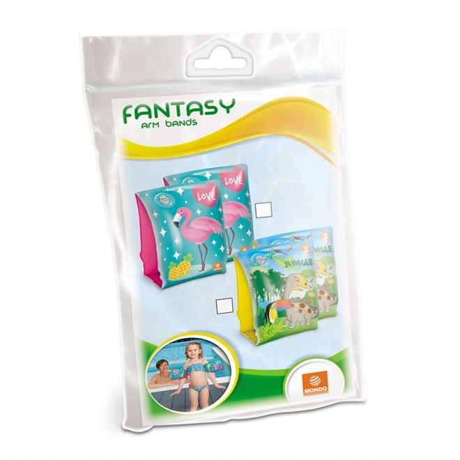 Inflatable Arm Bands Flamingo and Jungle