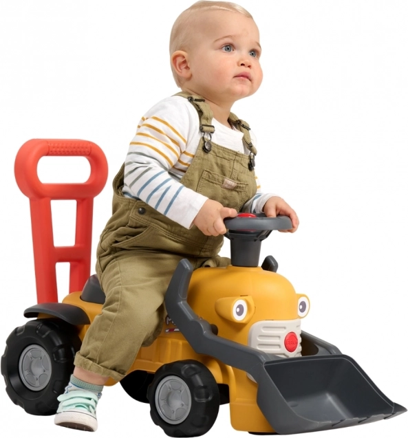 Falk loopwagen en loopfiets graafmachine Marcel 2-in-1