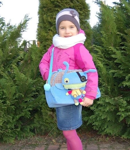 Kinder Rucksack mit Plüschmonster EcoSnoopers