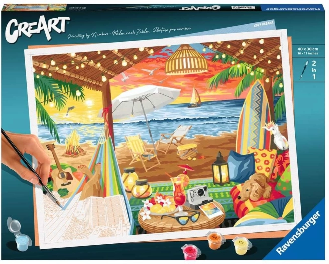 CreArt Malbuch Premium Serie B Strand
