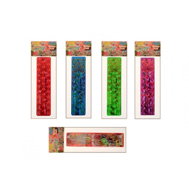 Loom Set with 200 Colorful Rubber Bands