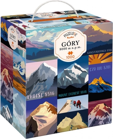 Puzzle 1000 pièces Puzzlove - Montagnes à 8000 m d’altitude