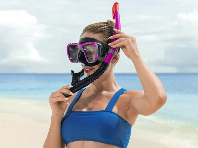 Bestway Snorkelset voor kinderen en volwassenen – Rood