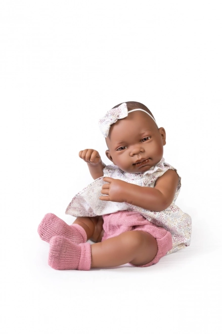 Antonio Juan 50288 MULATA - poupée réaliste bébé avec corps tout en vinyle - 42 cm