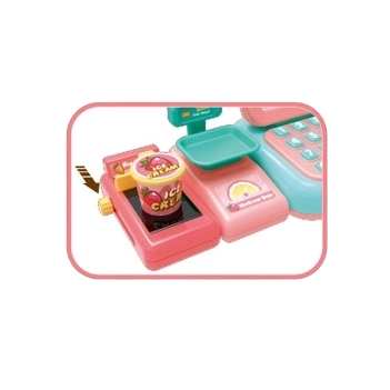 kassa voor kinderen met scanner, weegschaal en microfoon WOOPIE + 24 accessoires