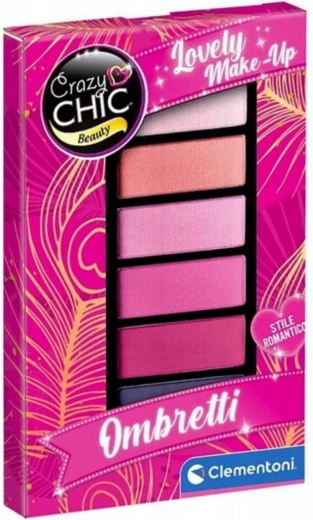 Clementoni Crazy Chic Pink Power palette de fards à paupières