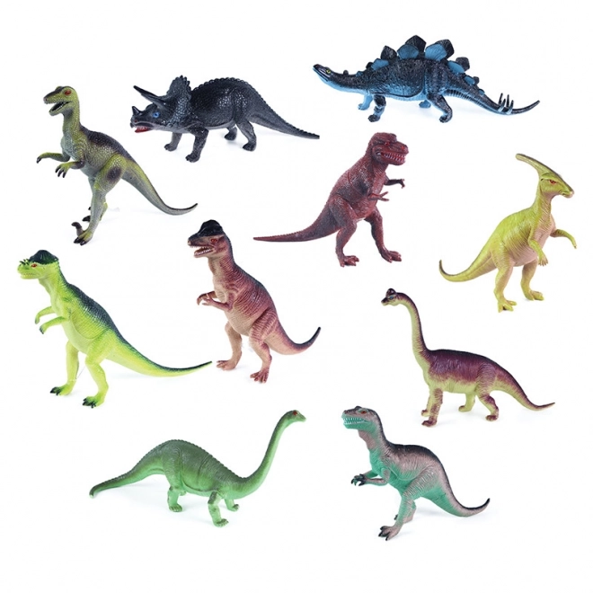 Set van dinosauriërs 25 - 35 cm
