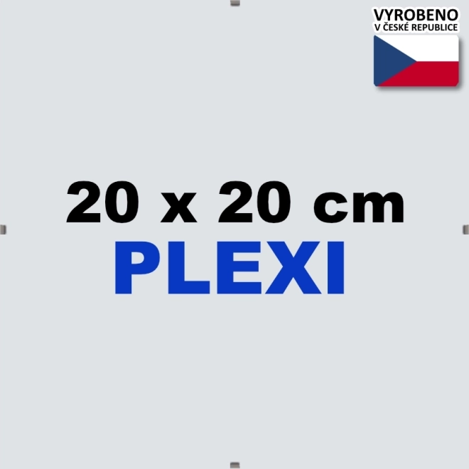 Cadre Euroclip 20x20 cm en plexiglas