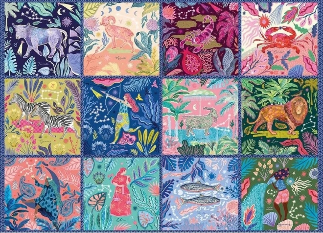 Puzzel Dierenriem 1000 stukjes van Gibsons
