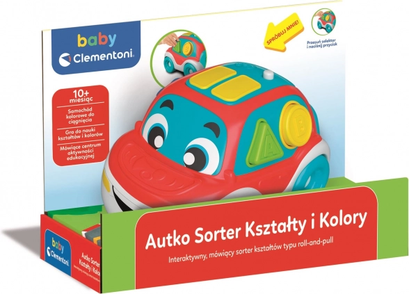 trekwagentje met vorm- en kleurensorteren