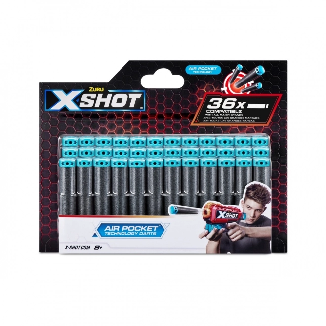 Reserveerschuimkogels X-Shot Air Pocket Technology, 36 stuks