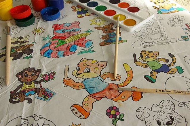 Pexi Malschränke - Glückliche Dinosaurier