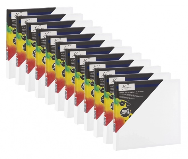 Schildercanvas 30x30 100% katoen