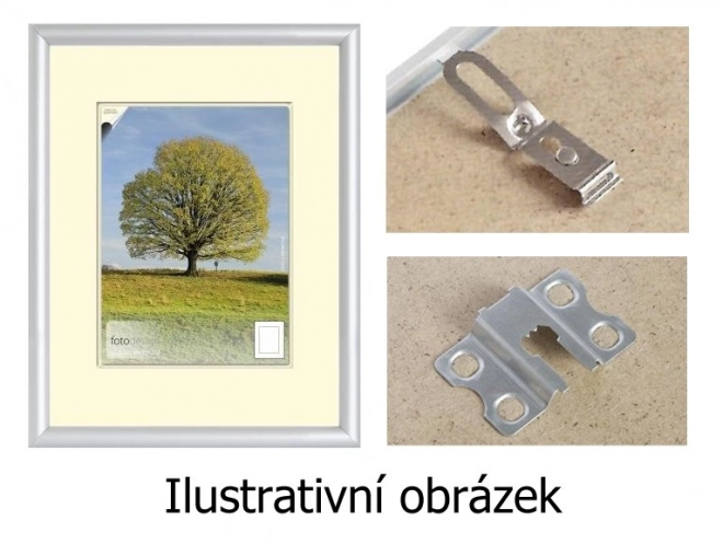 Aluminiumrahmen Silber 40x40 cm
