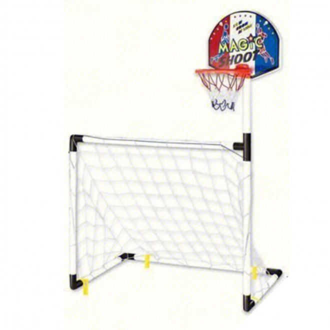 Woopie 2-in-1 Sport-Set Basketball und Fußballtor