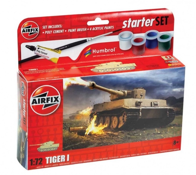 Plastic model Tiger I in kleine set