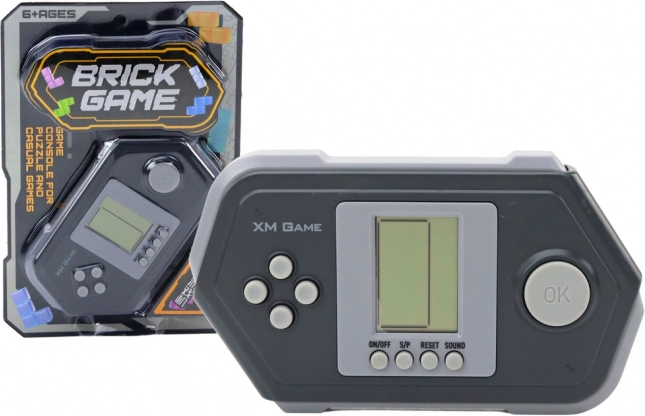 Elektronische Handheld‑Konsole Tetris Brick Game – Schwarz
