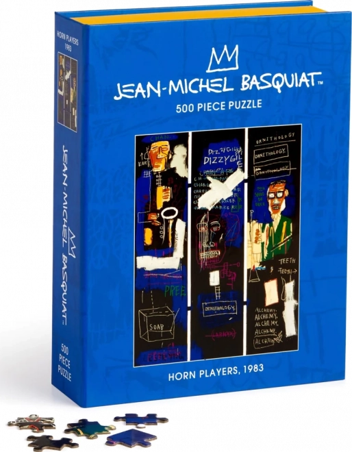 Puzzel Basquiat: Hoornspelers 500 stukjes