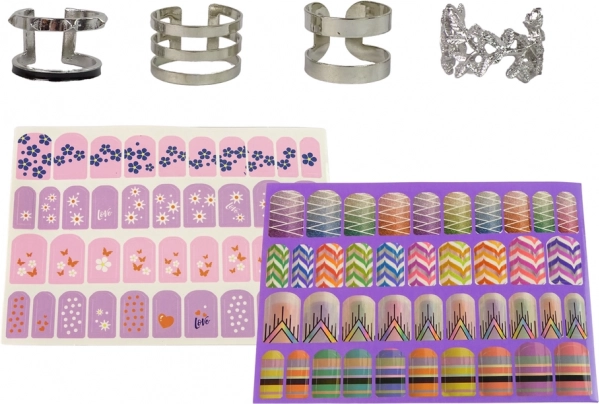 Creative Stickers and Rings