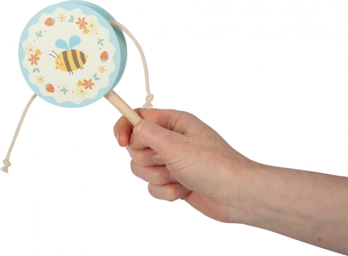 Vrolijk bijtjes- en bloemenmotief