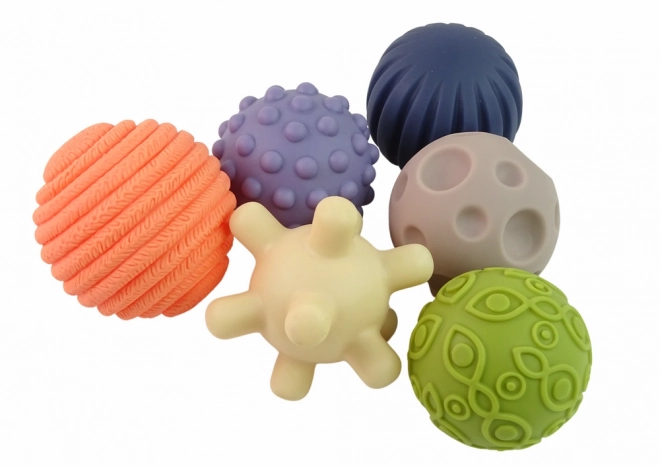 Set van 6 zintuiglijke ballen Kleurrijk