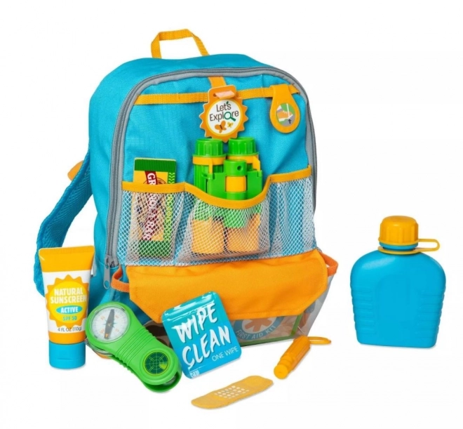 ensemble de jeu pour petits explorateurs avec sac à dos Melissa & Doug Let's Explore