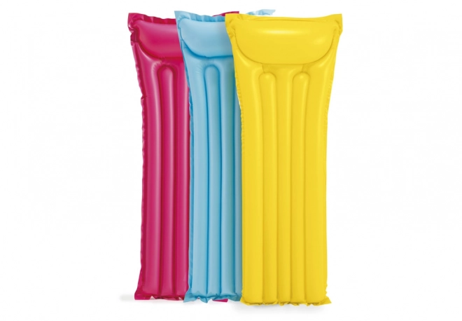 Opblaasbare watermatras met rugsteun - verschillende kleuren