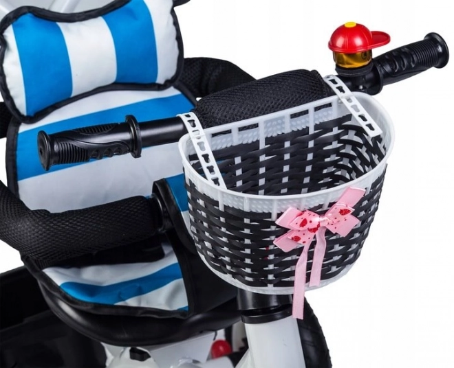 Driewieler met draaibare kap en duurzame rubberen wielen ECOTOYS