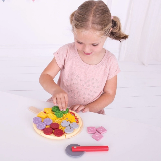 Bigjigs Toys Houten Snijpizza