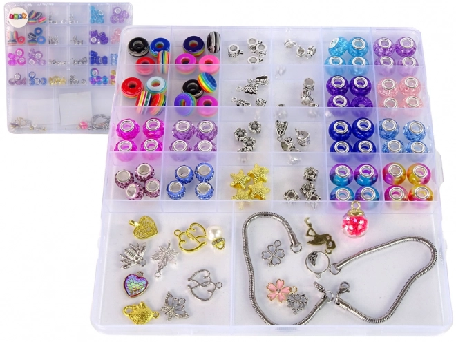 Kleurig kralenset voor het maken van sieraden