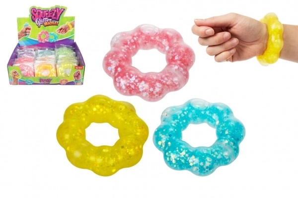 Antistress armband met kneedbaar slijm 8cm
