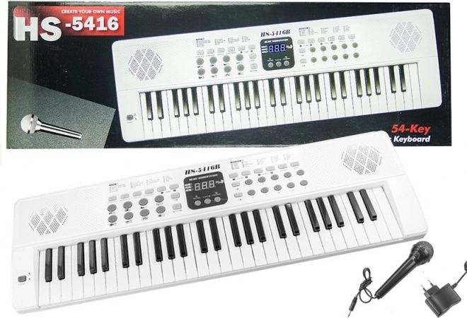 Clavier électronique avec microphone USB