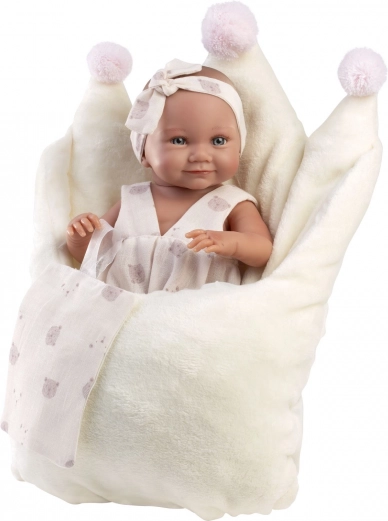 Llorens NEW BORN meisje realistische pop met vinyllichaam