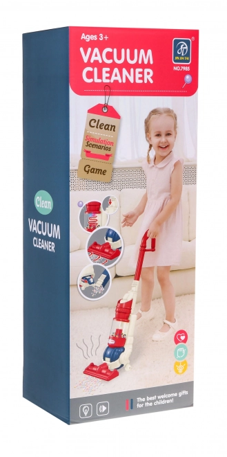 Interactieve kinder stofzuiger 3+ met elektrische borstel en polystyreen balletjes
