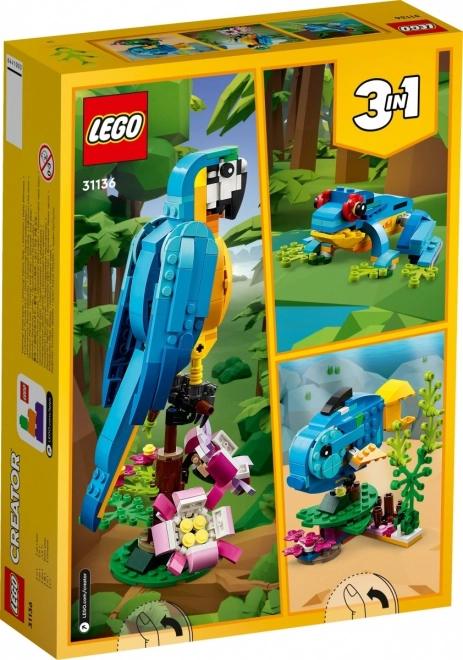 LEGO Creator 3in1 31136 Exotische papegaai