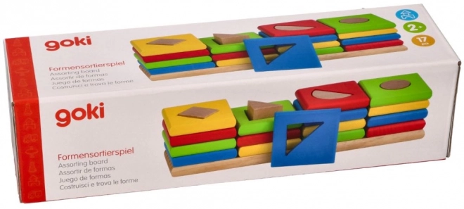 Houten sorteerder 4 vormen