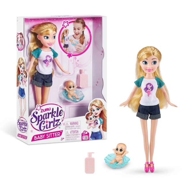Zuru Sparkle Girlz Babysitter-Puppe