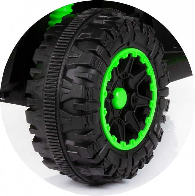 Chipolino Push and Ride On Toy with Canopy ATV in Green