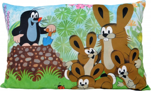 Cushion Little Mole and Bunnies