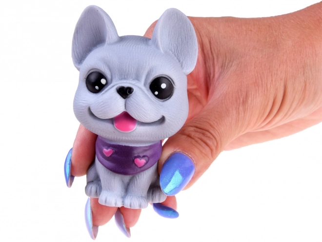Rubber Dog Figurines Set