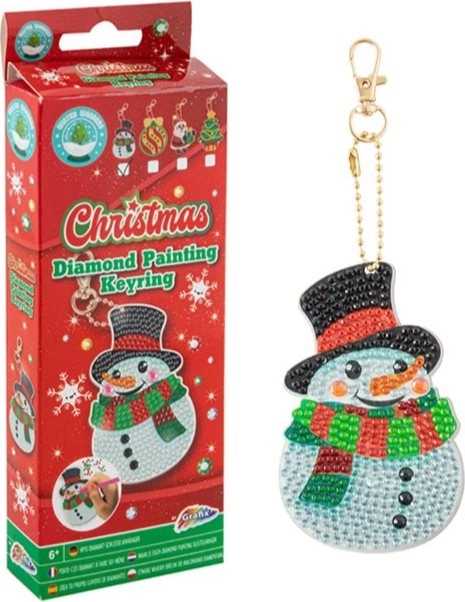 GRAFIX Diamanten Schilderen Hanger Sneeuwpop