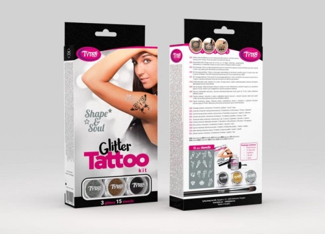 Kit für glitzernde Tätowierungen TyToo Shape&Soul