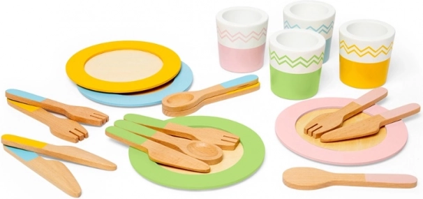 Houten kinderserviesset