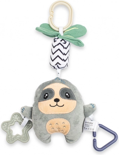 Jouet en peluche paresseux avec anneau de dentition New Baby