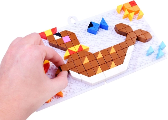 Fine-motor practice while building