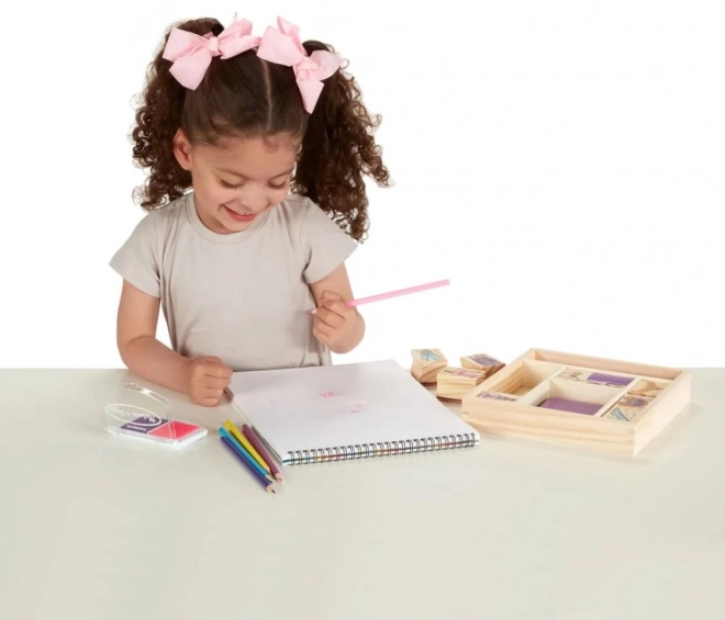 Melissa en Doug - Stempelset Prinsessen