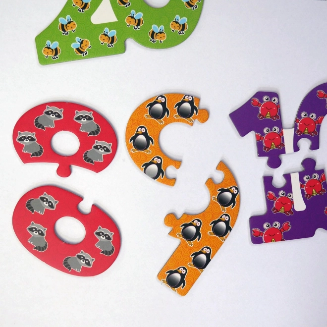 Puzzels voor de kleintjes - cijfers