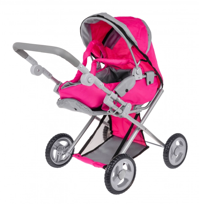 Roze kinderwagen 2 in 1