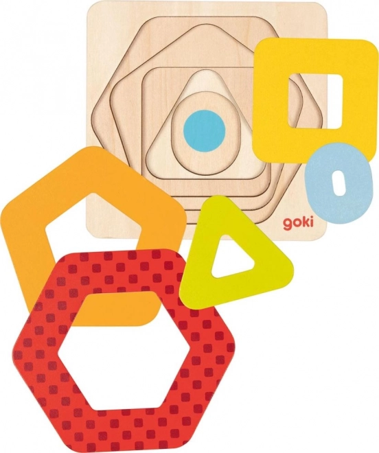 Gelaagde geometrische puzzels