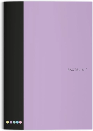 A4 Lined Notebook PASTELINI Purple